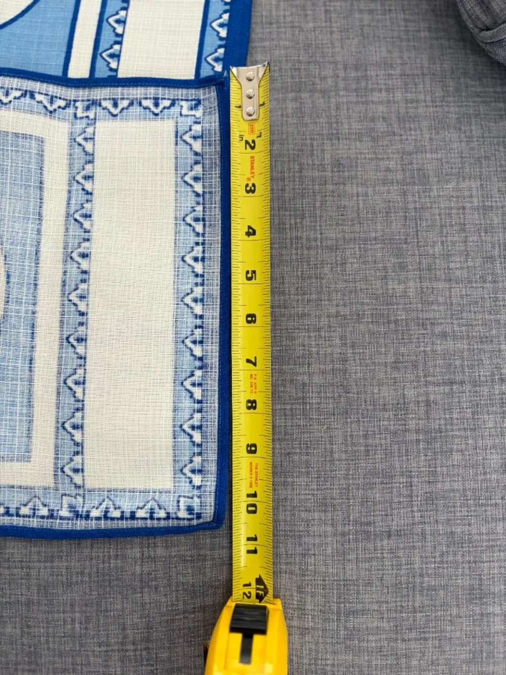 Delft Placemats Blue White Linen Print Milk Maiden NEW w/tags 4 Piece